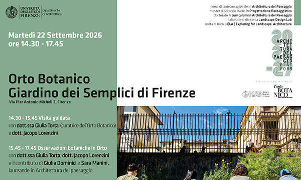 Orto Botanico Giardino dei Semplici di Firenze.
