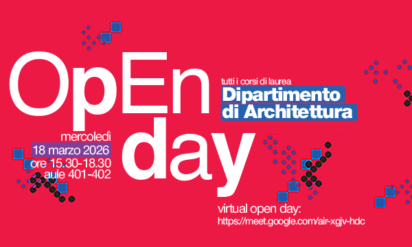 OpenDay 2026 - mercoled&igrave; 18 marzo 2026 ore 15.30-18.30.