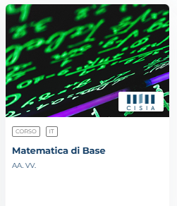 Mooc matematica di base